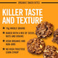 Daves Killer Bread PB & Chocolate Organic Snack Bites, Organic Snacks, 7.2 oz