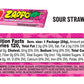 ZAPPO Sour Chews Mixed Pack, Gluten Free Candy, Individually Wrapped Taffy Sticks, 1 oz x 8 Sticks Total (2 Each: Watermelon, Bl
