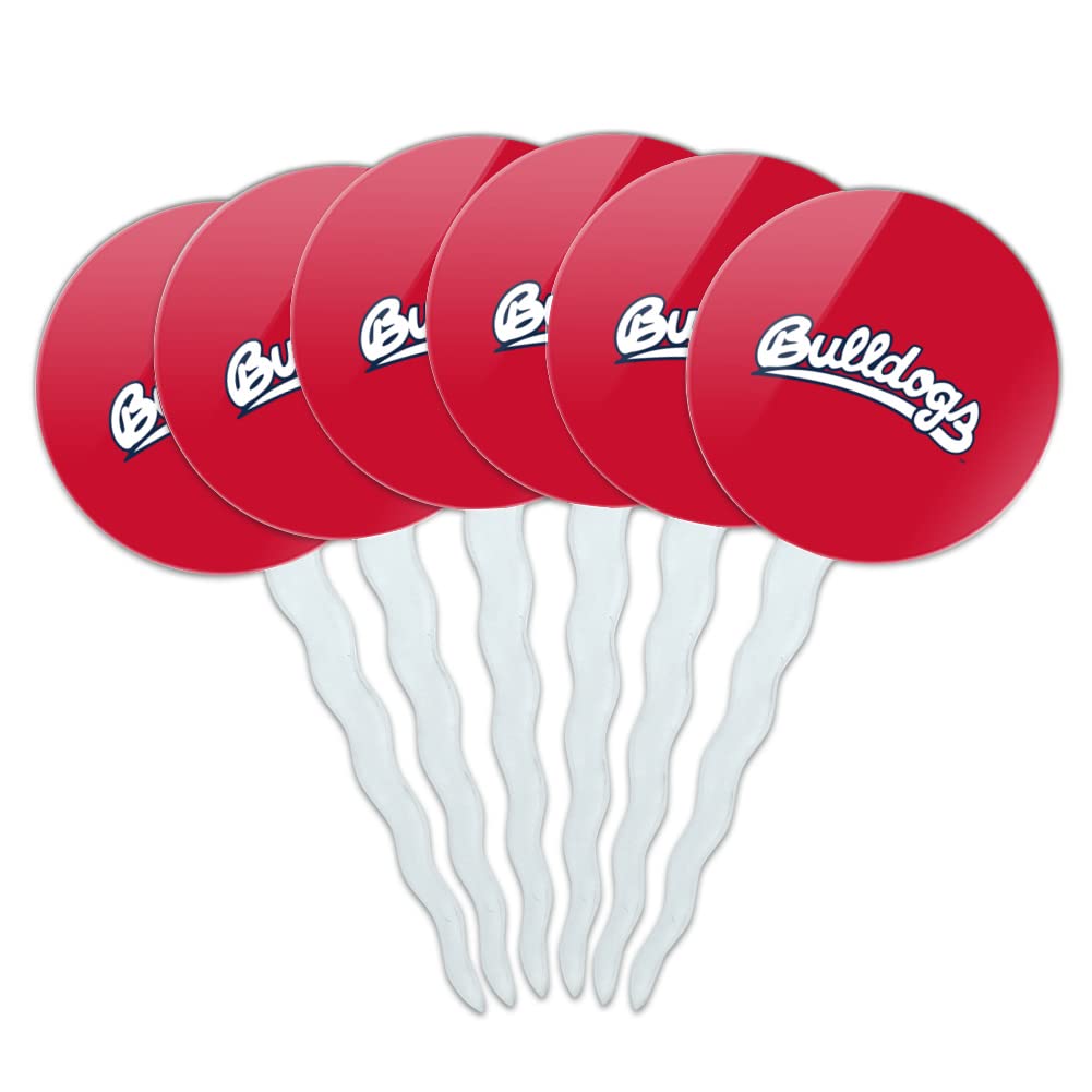 GRAPHICS & MORE Fresno State Secondary Logo Cupcake Picks Toppers Decoration Set of 6