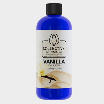 Clear Vanilla Extract for Baking - Natural Flavoring Emulsion for Cookies, Frosting, Ice Cream, Smoothies & Beverage - 16 fl oz 