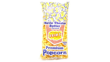 Brim'S Butter-Flavored Movie Theater Premium Popcorn, Gluten Free 8 Oz. Bags (Total- 2) Bags, 8.0 Ounces, 4.0 Ounce