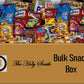 Bulk Snack Box Care Package | 60 Count | Variety Snacks | Assorted Chips And Cookies |Breakrooms, Back To School, Military, Work, Home, College, Offices, Reception, Front Desk, Ideal Gifts For Grand Children Bundled And Packaged By The Holy South.