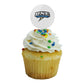 University Of New England Secondary Logo Cupcake Picks Toppers Decoration Set Of 6