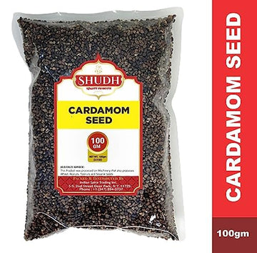 Shudh Cardamom Seeds 100 Gram | All Natural | Vegan | Gluten Friendly | Non-Gmo | Product Of India