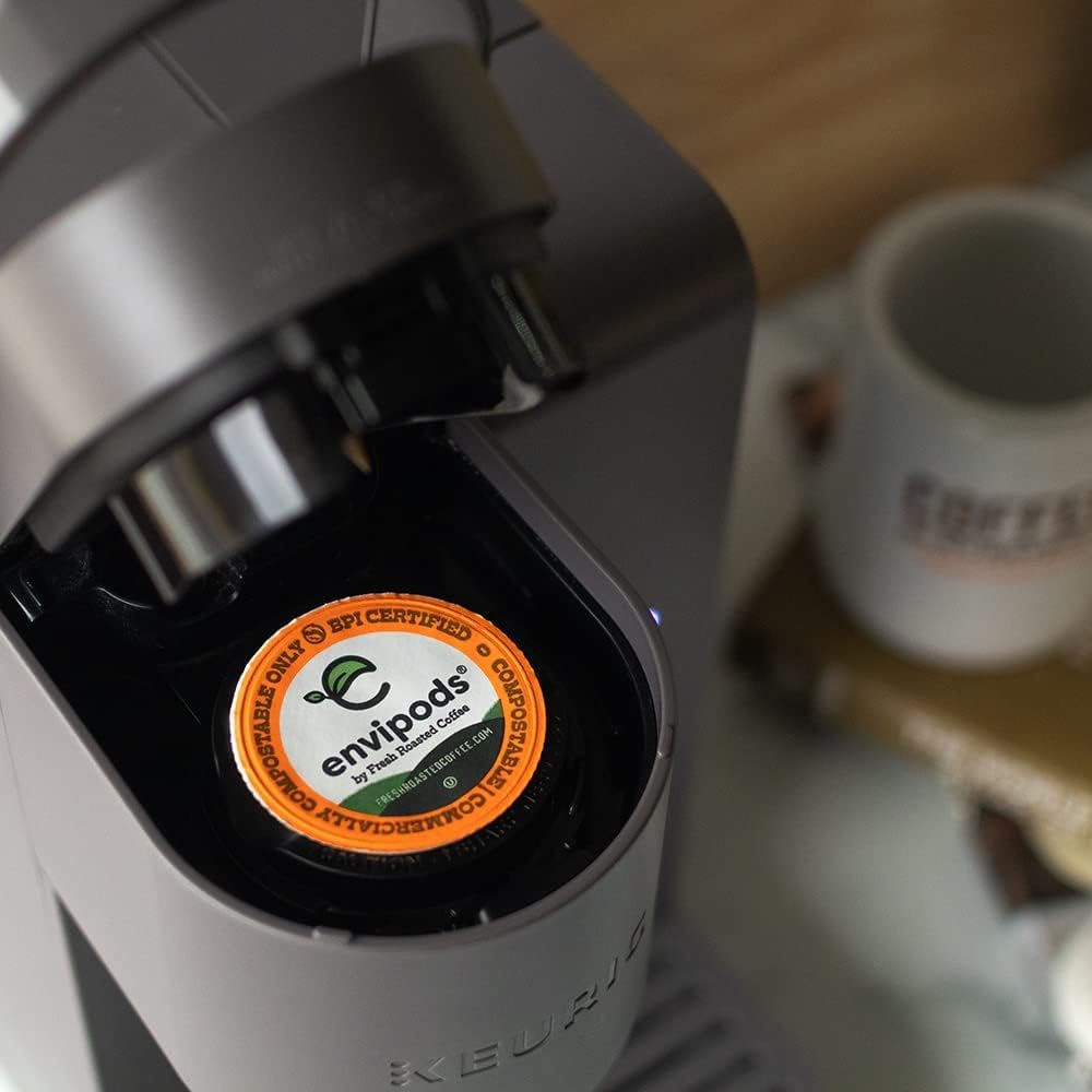 Fresh Roasted Coffee, Organic Guatemala Envipods | Bpi Compostable, Usda Organic, Mold & Myco 3Rd Party Tested | Med Roast 72 Ct Compatible With 1.0 & 2.0 K Cup Malt-Inspired