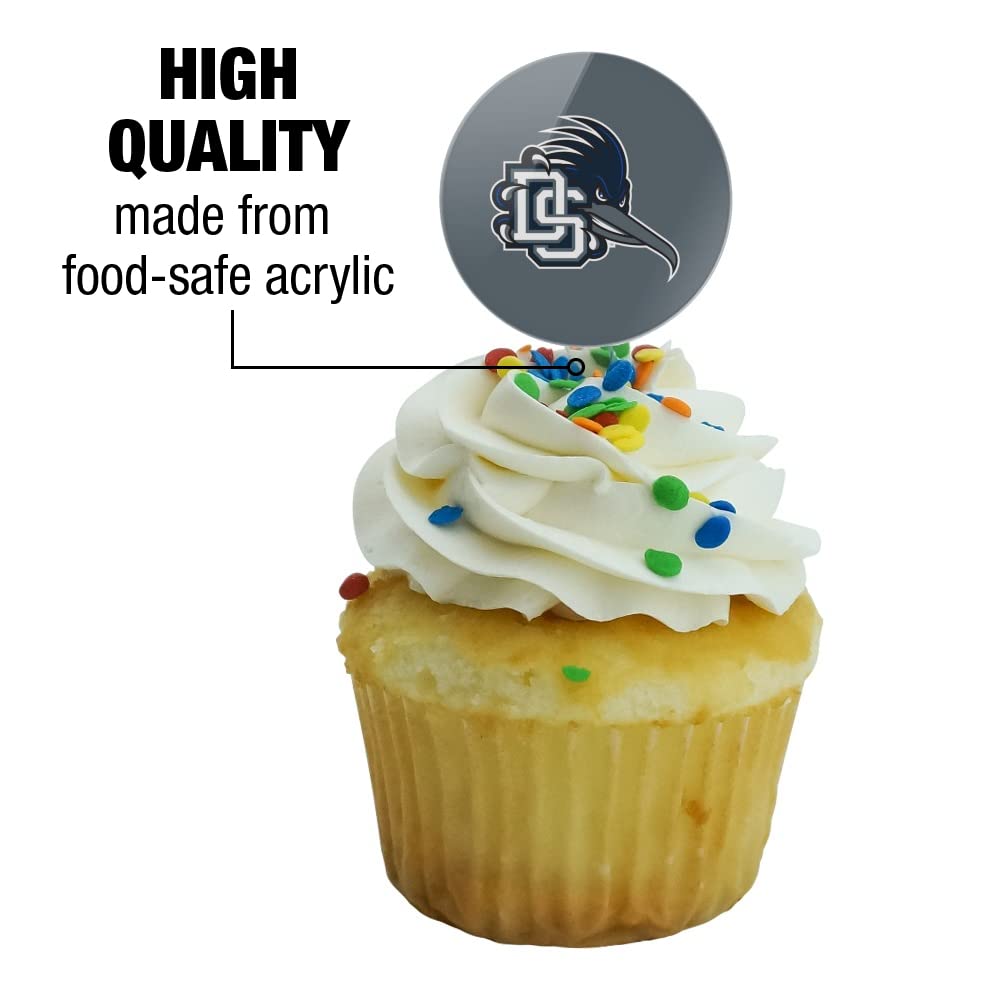 Dalton State College Secondary Logo Cupcake Picks Toppers Decoration Set Of 6