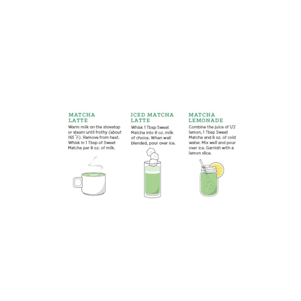 Rishi Tea Sweet Matcha - Japanese Green Herbal Tea Powder, Matcha Green Tea Powder, Matcha Latte Powder, Naturally Sweet, Certif