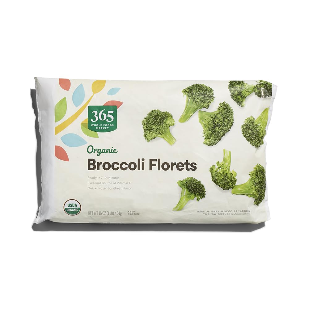 365 by Whole Foods Market, Organic Broccoli Florets, 16 Ounce