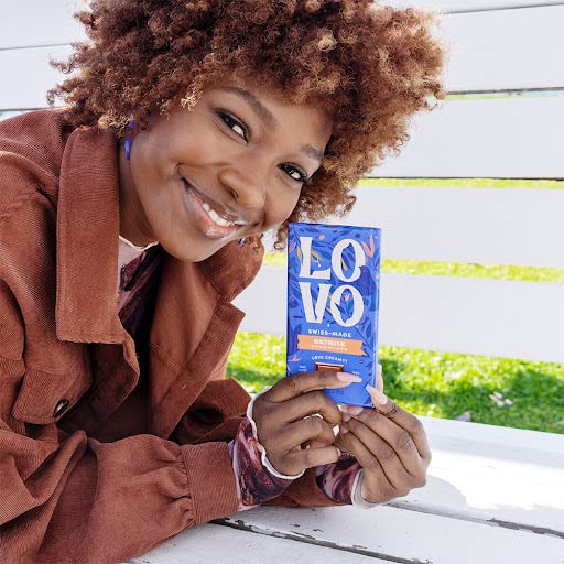 Lovo Oatmilk Chocolate Bar, Dairy Free & 100% Plant-Based & Dairy Free Milk Chocolate, Creamy And Delectable Vegan Milk Chocolat