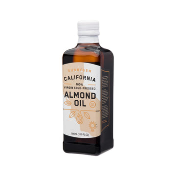 Sunnygem California 100% Virgin Cold Pressed California Almond Oil 16.9 Fl Oz