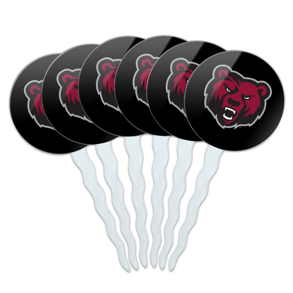 State University of New York at Potsdam Secondary Logo Cupcake Picks Toppers Decoration Set of 6