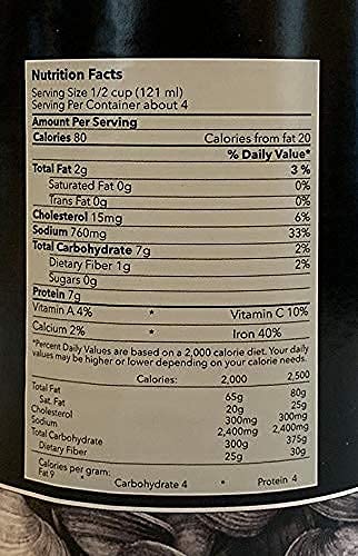 The Black Pearl Clam Chowder, New England Style, Condensed Soup, 15 Ounce (Pack of 6) - Famous Flavor, Perfect for Quick Meals