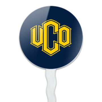 Central Oklahoma Primary Logo Cupcake Picks Toppers Decoration Set Of 6