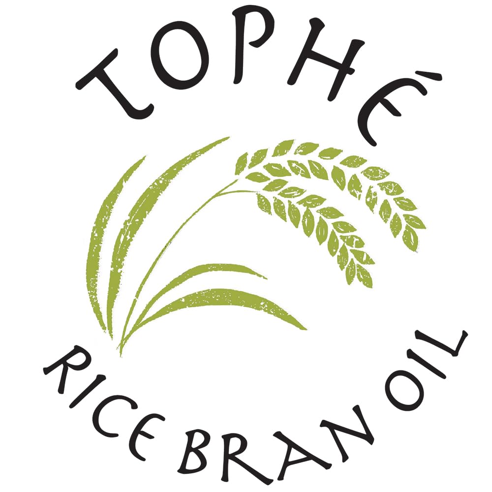 Rice Bran Oil | All Natural, Made From 100% Non-Gmo Rice | Rich In Vitamin E And Gamma-Oryzanol | Unfiltered, Non Winterized, No Trans Fat | 3-Pack 1/2 Gallon By Tophé