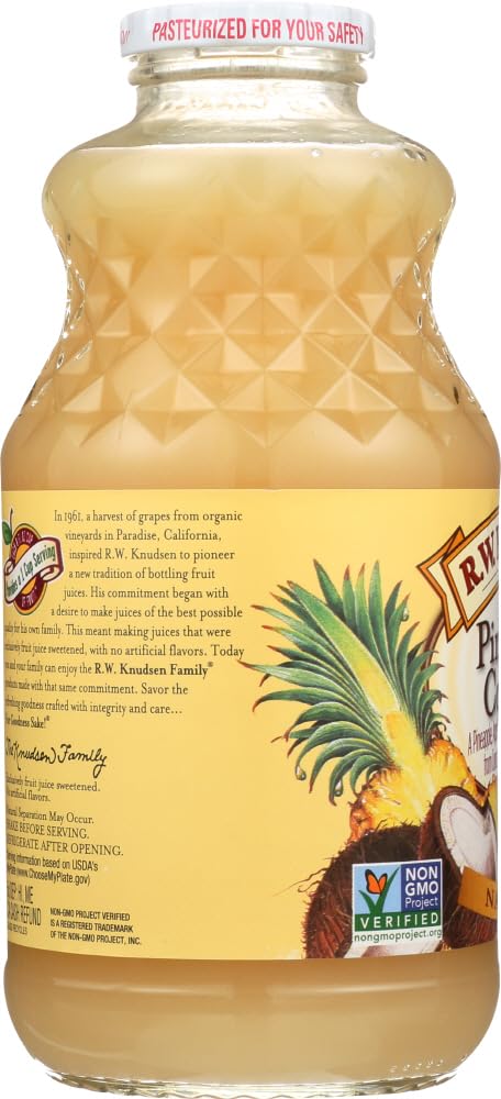 Knudsen Natural Pineapple Coconut Juice 32 Ounce -- 12 per case.