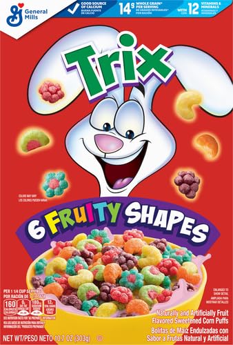 Trix, Cereal, Fruit Flavored Corn Puffs, 10.7 Oz