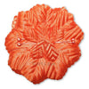 Capia Flowers Flat Carnation Capia Base for Corsages Bulk Wholesale 144 Pieces 20+ Colors Available (Orange)