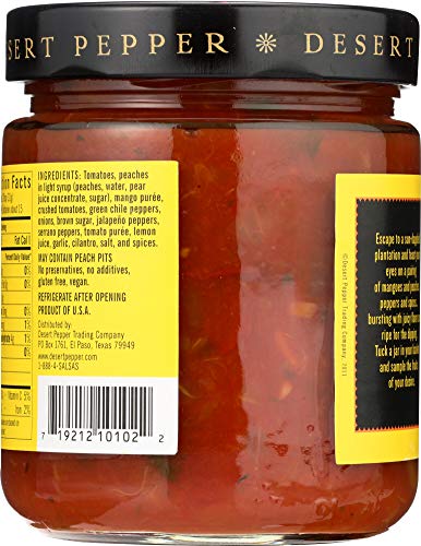 Desert Pepper Trading/Renfro Salsa, Peach Mango, 16-Ounce (Pack of 3)