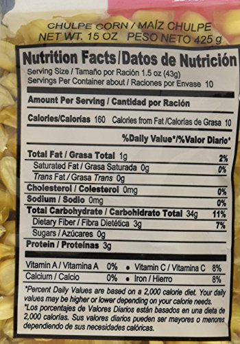 Peru Food Maiz Chulpe Chulpe Corn 15 Oz.