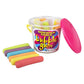 Fruidles Bubble Gum, Sidewalk Chalk Shaped, Multicolor, Individually Wrapped, 1 Count