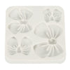 Bow , Prevent Stick Cake Cupcake Decoration Silicone Cartoon Bow Knot for DIY Chocolate Cake Craft