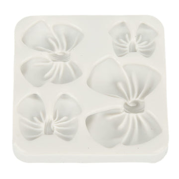 Bow , Prevent Stick Cake Cupcake Decoration Silicone Cartoon Bow Knot for DIY Chocolate Cake Craft