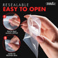 Reclosable Clear Plastic Zip Bags - By Dirose | Resealable, Strong, Thick, Sturdy | For Organizing, Travel, Shipping, Packaging,