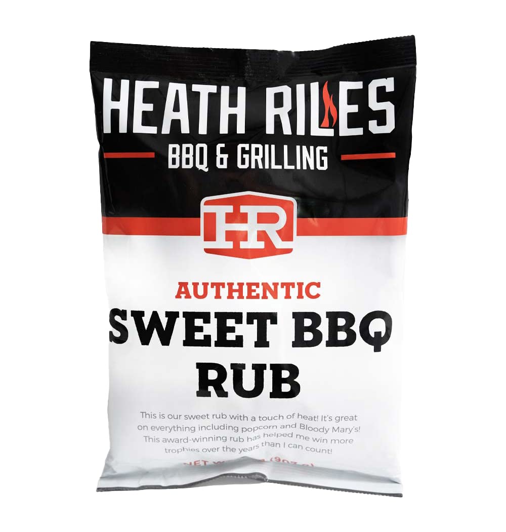 Heath Riles BBQ Sweet BBQ Rub Seasoning, Champion Pitmaster Recipe, 2 lb Bulk Bag