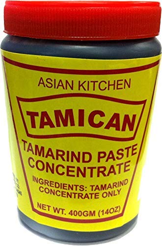 Asian Kitchen Tamarind Concentrate 16oz (454g) 1lb ~ Gluten Free, No added sugar | All Natural | Vegan | NON-GMO | No Colors | I
