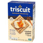 Triscuit Cracked Pepper & Olive Oil Whole Grain Wheat Crackers, Lunch Snacks, Bulk Snack Crackers, 6 - 8.5 oz Boxes