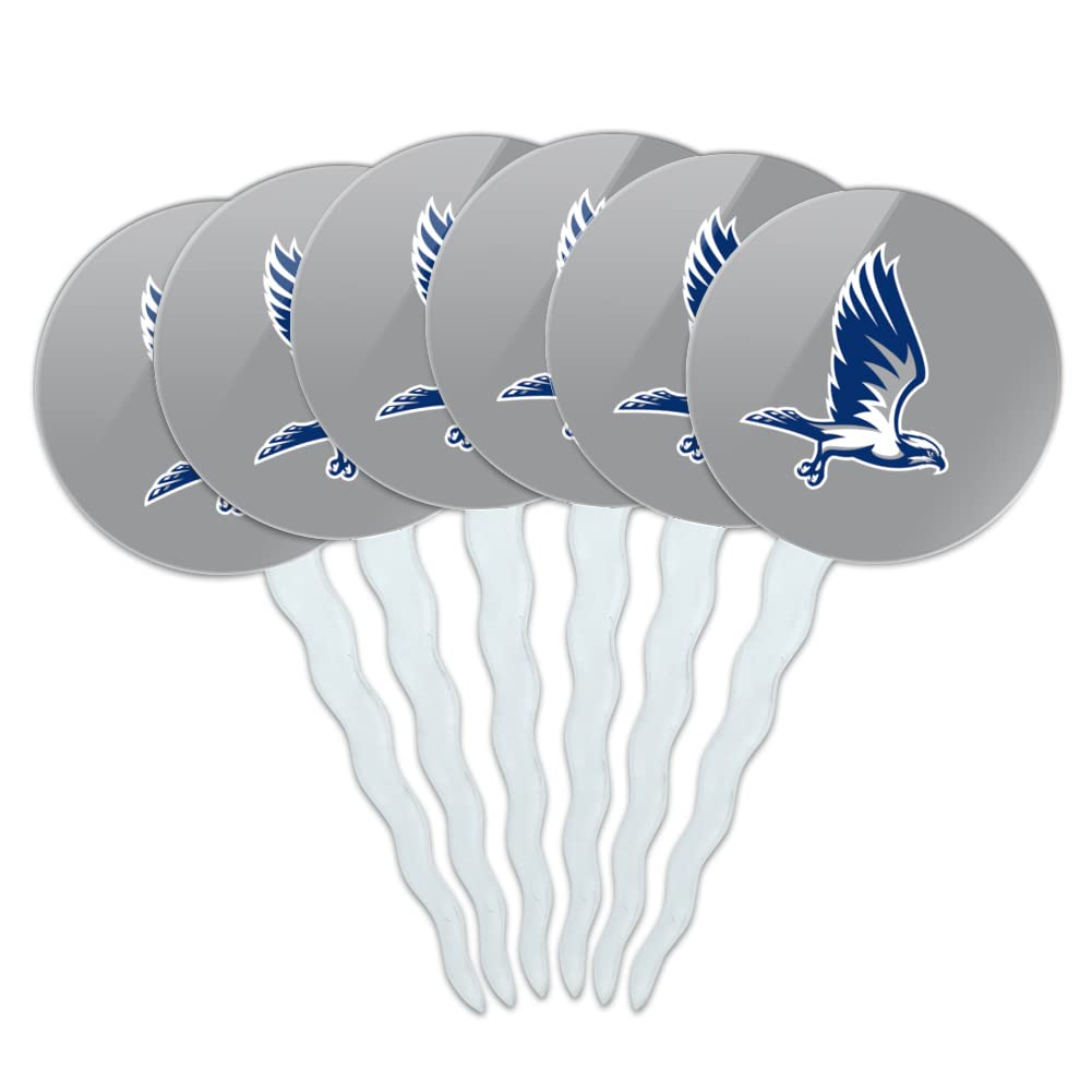 Broward College Secondary Logo Cupcake Picks Toppers Decoration Set of 6
