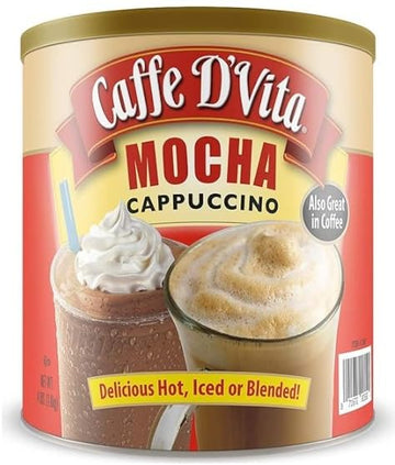 Generic Mocha Cappuccino Instant Mix - 99% Caffeine Free - 4 lb Can (64 oz)