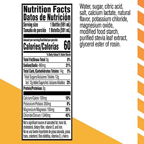 Gatorlyte Rapid Rehydration Electrolyte Drink, Cherry Lime, Specialized Blend of 5 Electrolytes, Lower Sugar, No Artificial Swee