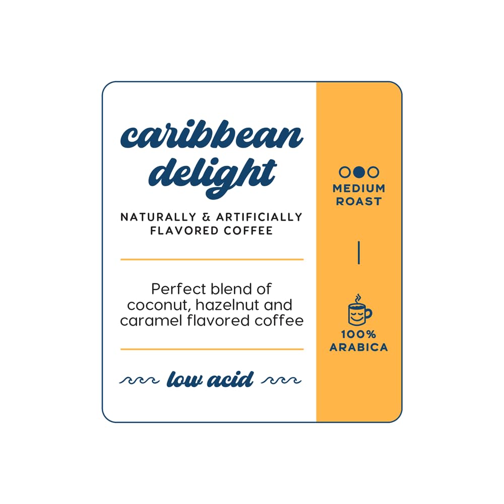 Manatee Gourmet Coffee, Single Serve Pods For Keurig 2.0 K Cup Malt-Inspired, Medium Roast, Caribbean Delight, 80 Ct