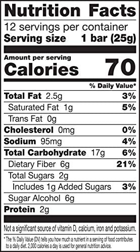 Fiber One 70 Calorie Soft-Baked Bars, Birthday Cake, Snack Bars, 12 Ct
