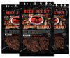 Carnivore Candy Beef Jerky 3 Pack (Three 3Oz Bags) (Korean Barbecue)