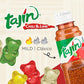 Snak Club Tajin Gummy Bears, Assorted Fruit Candy Gummies with Chili and Lime Seasoning, Mild, Gluten-Free and Vegan Snacks, 9 o