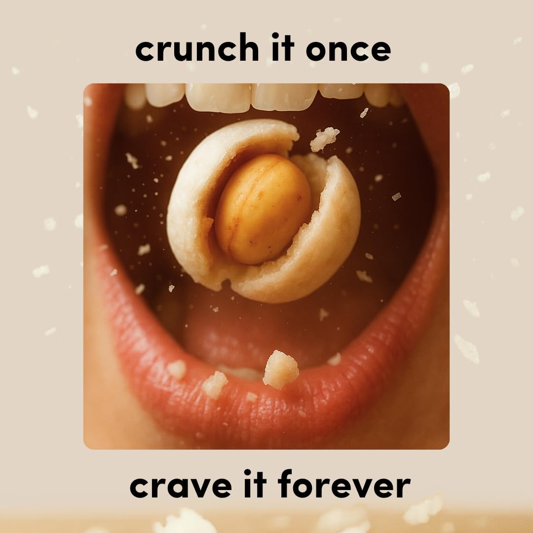 SMOLBOL Crunchy Peanuts | Individual Packs | Roasted | Lightly Salted | Gluten-Free Cassava Crust | Plant Protein | School Snack