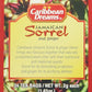 Caribbean Dreams Sorrel & Ginger Herbal Tea, 24 Tea Bags, Caffeine Free, White, Model CD S&G