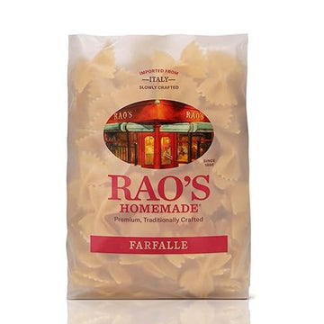 Raos Homemade Farfalle Pasta 16Oz Traditionally Crafted Premium Quality From Durum Semolina Flour Imported From Italy 1 Pound (P