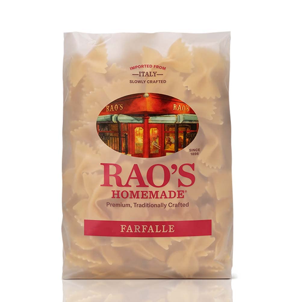 Raos Homemade Farfalle Pasta 16Oz Traditionally Crafted Premium Quality From Durum Semolina Flour Imported From Italy 1 Pound (P