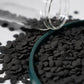 NIPEOR Rainbow Sprinkles Black Confetti Sprinkles 3.53oz/100g Edible Sprinkle Topping Confetti Sprinkles, Round Sprinkles for Ca