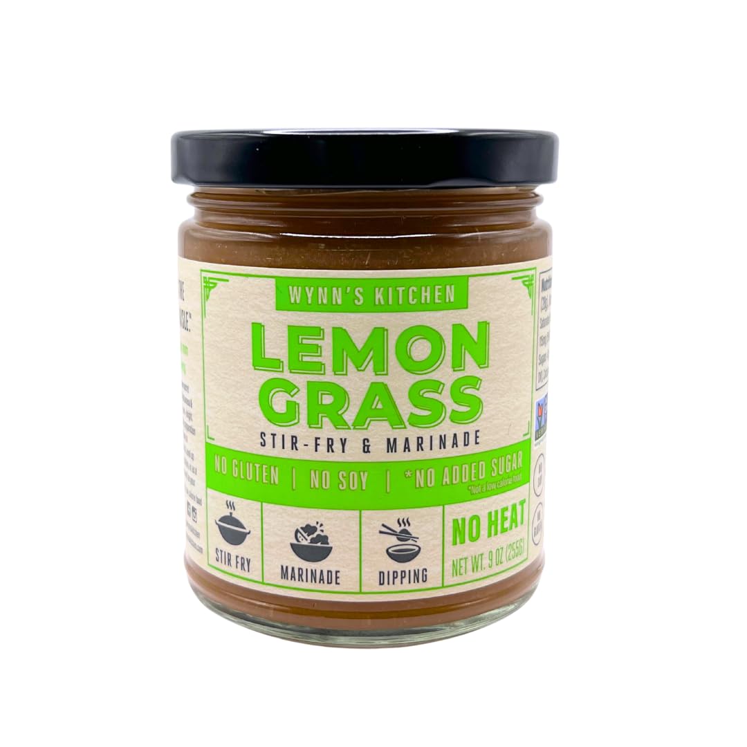 Wynn's Kitchen Asian Lemongrass Stir-Fry & Marinade | Keto Friendly Natural Vietnamese Lemongrass Stir-Fry & Marinade Sauce | No