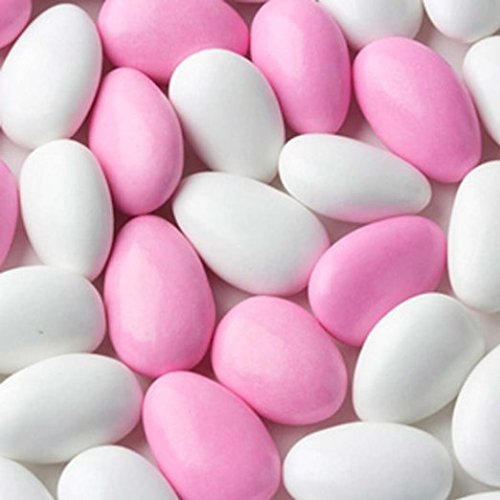 Sconza Jordan Almonds Pink and White Mix (1 Pound)