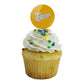 East Texas Baptist University Secondary Logo Cupcake Picks Toppers Decoration Set Of 6