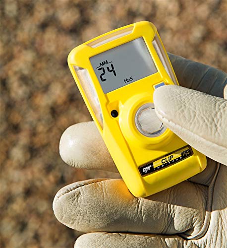 Bw Technologies Bwc2-X Bw Clip Single Gas O2 Monitor, 19.5/23.5, Yellow
