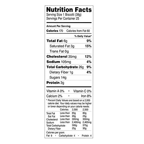 Nonni's Biscotti Value Pack, Larger Cookies, Cioccolati & Roasted Almond, 33.25 oz, Red, 25 Count (Pack of 1)