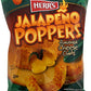 Herrs Jalapeo Poppers Flavored Cheese Curls - Made with Cheddar Cheese - Great for Bold Flavor Fans - 2.375 Ounce (Pack of 20)