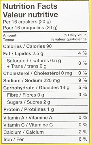 Christie Vegetable Thins, 40% Less Fat, Crackers, 200g/7oz., Imported from Canada)