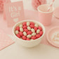 Sweetglob Jordan Almonds Party Colors Hard Candy (2 Pound, Pastel Pink & White (Baby Girl))
